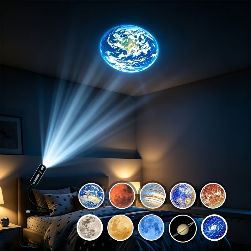 Planet Moon Projector Lamp with 10 Interchangeable Slides