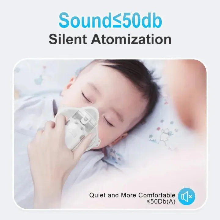 Mesh Portable Nebulizer Machine & Mask for Kids