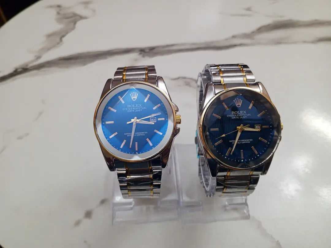 Men's Modern Stylish Look Watch With Date - Random Multicolor Dial - Art# M247 -FR9009500Dt-0050