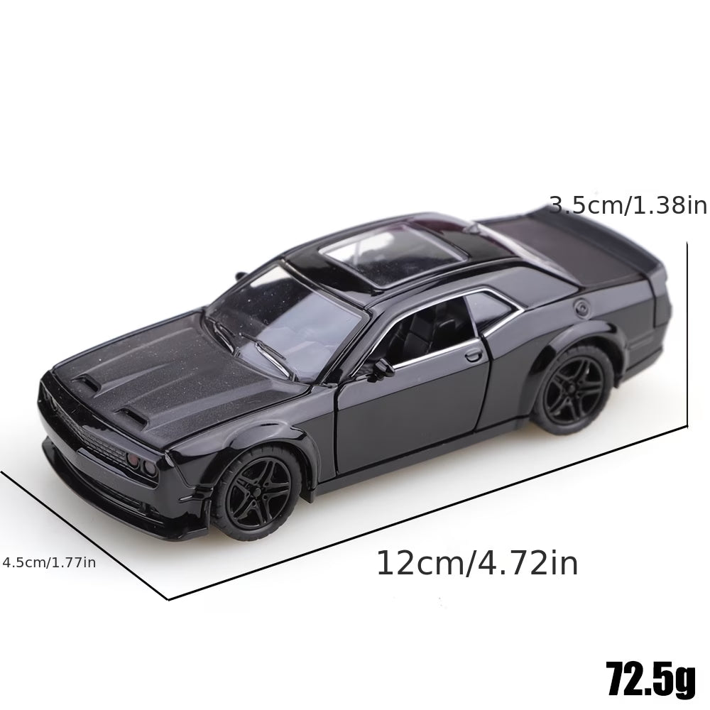 A Muscle Sports Alloy Toy Car with Three Opening Doors