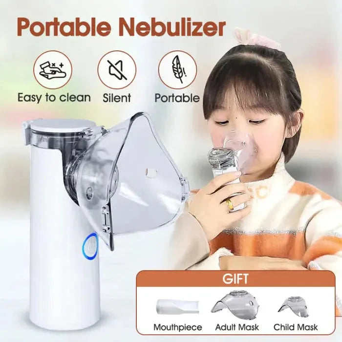 Mesh Portable Nebulizer Machine & Mask for Kids