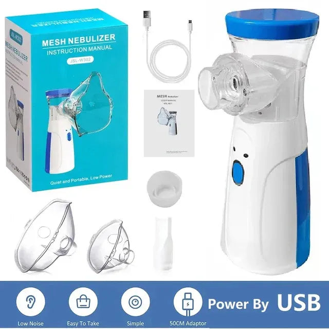 Mesh Portable Nebulizer Machine & Mask for Kids